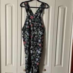 Kavu Succulent Print Overalls